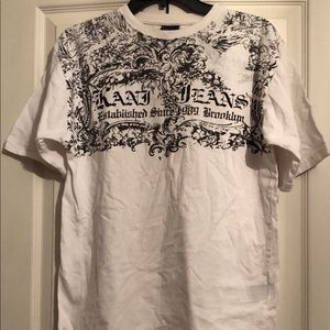 Youth Karl Kani Gold Label White T-Shirt L 16/18